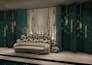 design luxury wedding stage and reception with 3d lighting visualization